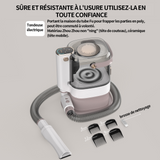 Tondeuse chien 3.2L 12kpa réglage à 3 vitesses filtration à 4 niveaux aspirateur poil de chien tondeuse pour chien avec aspirateur