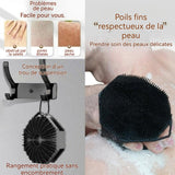Brosse de massage 81x91mm Silicone Nettoyage en profondeur Facile à transporter Confortable Durable Brosse Massage Cuir Chevelu