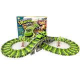 ircuit voiture enfant 270pcs jouets à découper sur le thème des dinosaures avec accessoires riches jouets éducatifs pour enfants