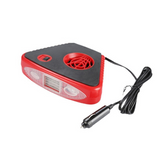 Chauffage de voiture 150W 2 modes rotatif à 360 degrés avec éclairage et dégivrage et désembuage chauffage réchauffeur de voiture