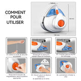 Nettoyeur de vitres magnétique double face 10 niveaux sortie d'eau automatique lave-vitre electrique pour double verre de 5 à 25mm