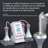 Appareil de cavitation ultrasonique machine de beauté 80K soins de massage de la peau anti-rides combustion des graisses du corps