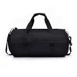 Sac de Sport 48x27x27cm 35l Séparation humide et sèche Bouche respirante Bin imperméable Sac de voyage court Sac à dos Sports