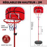 Panier de basket 47x33cm Diamètre 25cm PET enfants mini panier de basket panier de basket-ball mural panneau de basket à accrocher