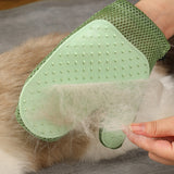 Brosse à gant Brosse de nettoyage domestique pour animaux de compagnie Massage Toilettage Brosse en silicone pour cheveux dégonflés