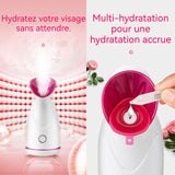 Vapeur Visage Vaporisateur 280W Vapeur Visage Sauna Spa Facial Chaude Nano Ionique 40 degrés de température constante hydratante