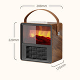 Nouveau mini chauffage hiver chauffage petit portable simulé flamme chauffage électrique maison chambre chauffage enfichable