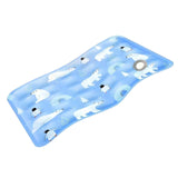 oussin de refroidissement 60x90cm injection d'eau facile nettoyer tapis rafraîchissant pour animaux résistant à l'usure bleu