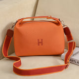 Sac pour femme sac en toile de couleur pure grande capacité simple style coréen unique épaule art sac diagonal sac cosmétique