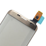 Écran tactile pour téléphone portable  Or Convient au S7 edge Sensible  HD Toucher précis  Verre tactile pour téléphone portable