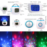 Projecteur Ciel Etoile Avec réveil Calendrier perpétuel Peut jouer de la musique Lampe de projection électronique Veilleuse