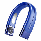 Ventilateur de cou sans pales 1500mah 5 vitesses réglables silencieux affichage numérique éventail de cou ventilateur portable