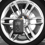 Gonfleur de voiture 2000mAh Affichage numérique intelligent 6 modes de gonflage préréglés