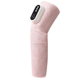 Masseur de jambe 66x58 cm appareil de massage pour jambes 3 intensités et 3 modes de massage à pression coussin de massage rose