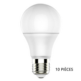 Ampoule 9W 1 lot de 10 pièces ampoule LED très brillante lumière blanche froide de 6500K ampoule E27 protection des yeux domestique