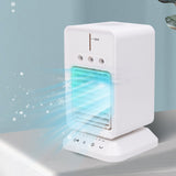 Refroidisseur d'air d'humidification de réfrigération par pulvérisation ventilateur de refroidissement à tête secouante portable