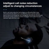 Casque Bluetooth sans fil suspendu oreille pas dans l'oreille affaires conduite réduction du bruit sport affichage numérique étanche