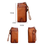 Porte-monnaie homme sac à main en cuir sac à cartes multi-positions grand volume portefeuille de loisirs multifonctions