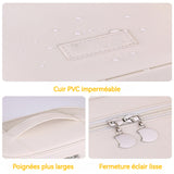trousse de toilette 350g Waterproof Stainproof Portable Compartmentalised Detachable Portable Large capacity sac à cosmétiques