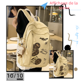 Sac à dos scolaire 42x30x13cm summer cute bear schoolbag fashion large capacity leisure waterproof computer backpacks cartable
