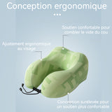 oussin de Nuque 3-5 secondes rebond lent ergonomique portable respirant détachable mousse mémoire de forme coussin de nuque voyage