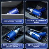 Mini aspirateur 8000Pa 120W mini aspirateur voiture aspirateur de professionnel vide main sans fil puissant pour voiture en bureau