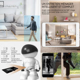 Camera surveillance 2 millions pixels 3,6 mm Longueur focale de l'objectif robot de l'espace vision nocturne HD intelligent camera