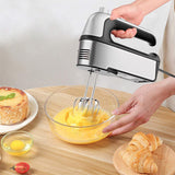 Fouet électrique  27.5*20cm 5 vitesses réglables  Double batteur en forme de bâton Fouet à crème Fouet double à usage domestique