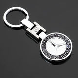 Porte-clés avec logo de voiture Conçu pour les hommes  Simple et tendance  Porte-clés en alliage  Cadeaux créatifs personnalisés