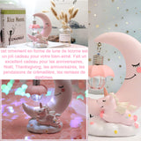 Veilleuse 11x15cm veilleuse licorne lune cadeaux créatifs mignons ornements de décoration de la maison veilleuse LED artisanat