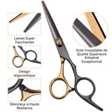 iseaux de coiffure 6 pouces 10 PCS Acier inoxydable Multifonction Convient à un usage professionnel en salon Ciseaux Coiffure