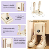 Sèche-chaussures 120W 3 niveaux de réglage 1 à 6 heures de synchronisation intelligente pliable rétractable désodorisant et muet
