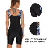 Swimwear XL maillot de bain une pièce pour femme sleeveless floral print tummy control swimwear modest bathing suit sport water