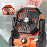 Ventilateur de contrôle de vitesse de ventilateur extérieur portable éclairage de ventilateur de camping à charge de vent fort
