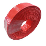 Tuyau Plat 38mm rouge PVC Longueur 20 mètres tuyau de refoulement Tuyau de refoulement plat Tuyau Plat de Pompe tuyau souple plat