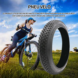 Pneu velo 26x3.0 pneus de motoneige pneu vélo route pneus pliable pour vélo de route race adulte velo électrique tournée bicyclette