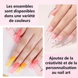 Vernis à ongles 42 couleurs et outils professionnels Nouveau packaging étanche Adapté aux débutantes et professionnelles Manucure