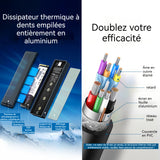 Boîtier SSD M2 SATA 5gbps avec écran d'affichage numérique compatible boîtier SSD pour 2230/2242/2260/2280 boîtier de disque