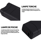 Lampe torche led rechargeable torche multifonctionnelle pour femmes taille compacte protégez votre sécurité partout et à tout moment