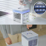 Nouveau refroidisseur d'air de bureau refroidi à l'eau ventilateur vaporisateur ménage refroidi à l'eau mini petit climatiseur