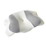 Oreiller de voyage Mousse à mémoire de forme Rebondissement lent Doux pour la peau Respirant Résistant à l'abrasion Coussin de Nuque