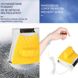 Nettoyeur de vitres magnétique 11,4x12,4cm manuel lave-vitre electrique pour fenêtres de bungalow et simple vitrage de 10 à 40mm