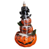 Citrouille d'Halloween Lavande   10.4*10.2*17.6cm   Brûleur d'encens Reflow   Décoration d'ambiance     Décoration Halloween
