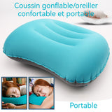 Oreiller de voyage 100g Portable Gonflable Respectueux de l'environnement Étanche Durable Respectueux de la peau Oreiller Gonflable