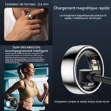 Anneau de santé intelligent étanche portable comptage surveillance sommeil smart ring sportif petit anneau de surveillance santé