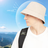 Chapeau de pêcheur en coton vent décontracté montre visage petit chapeau de bassin crème solaire seau pare-soleil chapeau