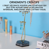 Ornements 26x9cm organisateur de bijoux en fer simple collier bracelet boucles d'oreilles ornement or petits objets decoratifs