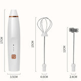 Mousseur à lait électrique portatif, petit mélangeur domestique, chargeur USB, batteur à œufs portable, réglage à trois vitesses
