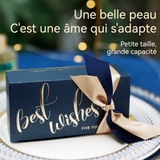 10PCS petit coffret cadeau ruban bleu  boîte à bonbons de bonbons bleus frais pour la fête des mères et la saint-valentin boîte