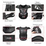 Gilet moto veste armure moto blouson motard gilet protection équipement de moto protection de poitrine et de dos gilet cycliste